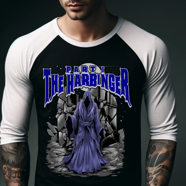 The Harbinger -  3/4 Sleeve Baseball Tee - Image 2